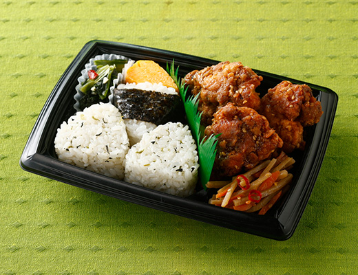 風来坊監修　手羽先風唐揚＆おにぎり弁当