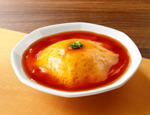 だくだくあんの甘酢天津飯