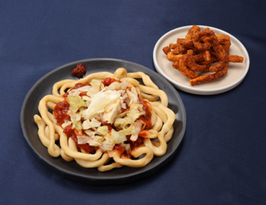 ムッシュケンキのコシ強うどんパスタ