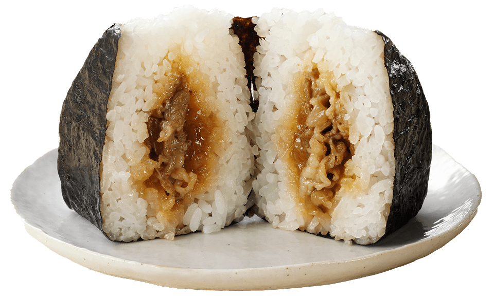 ばくだんおにぎり 牛めし（淡路島産玉ねぎ使用）