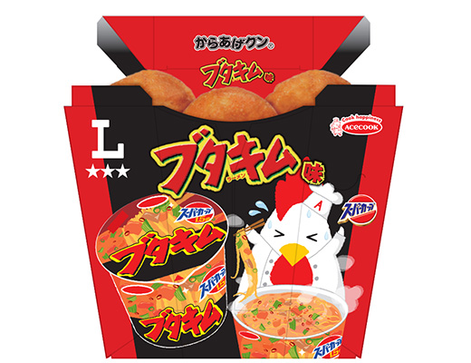 エースコック監修　からあげクン　ブタキム味