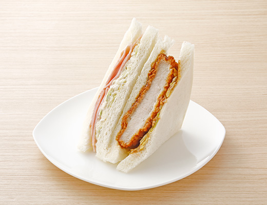 ロースカツ＆コールスローサンド