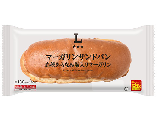 マーガリンサンドパン　赤穂あらなみ塩入りマーガリン