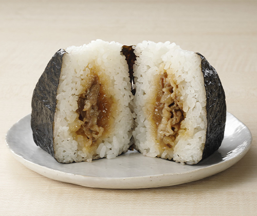 ばくだんおにぎり 牛めし 淡路島産玉ねぎ使用