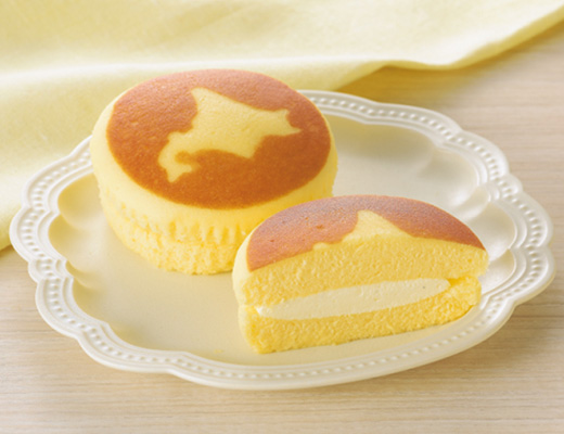 チーズ蒸しケーキサンド（カスタードホイップ）