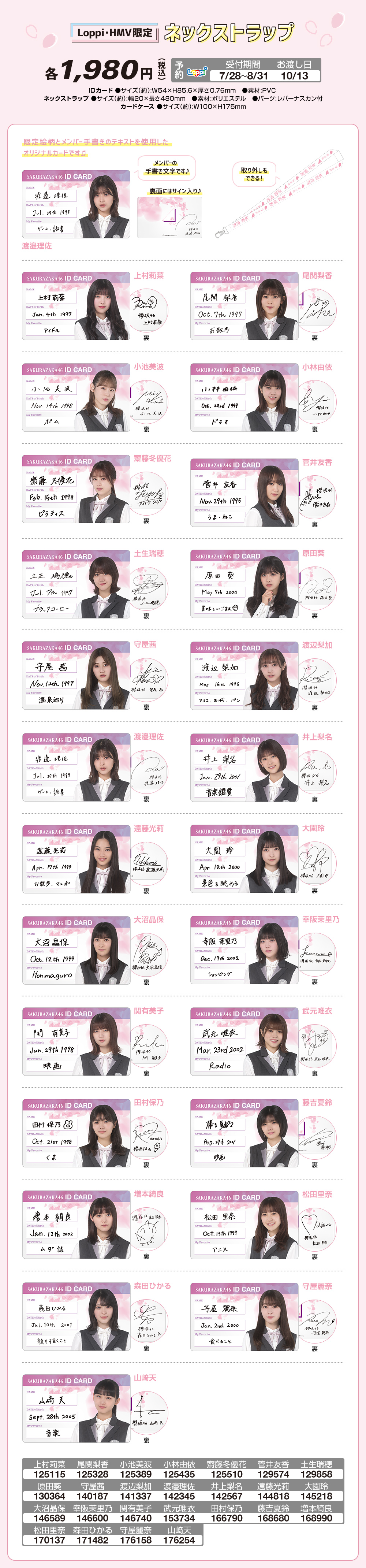 櫻坂46・日向坂46グッズ｜ローソン