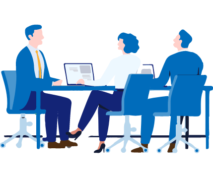 各部署座談会（WEB）イラスト