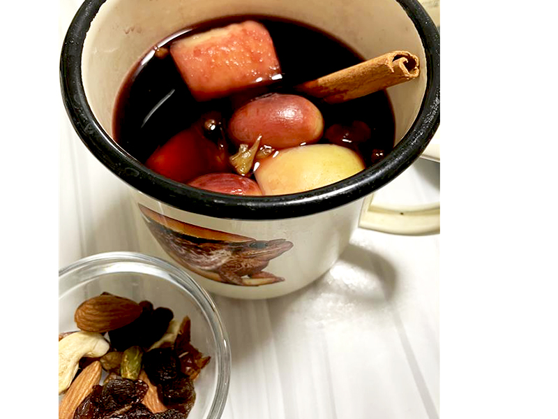 ホットサングリアの作り方