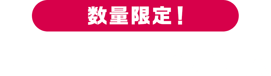 数量限定！オリジナルグッズ