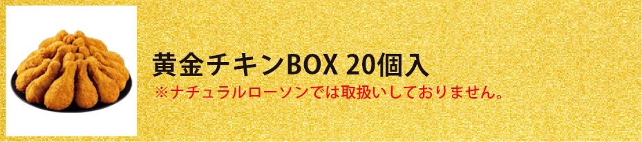 黄金チキンBOX 20個入