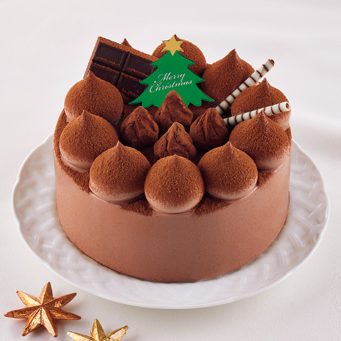 チョコレートのクリスマスケーキ ４号