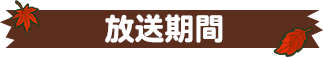 放送期間