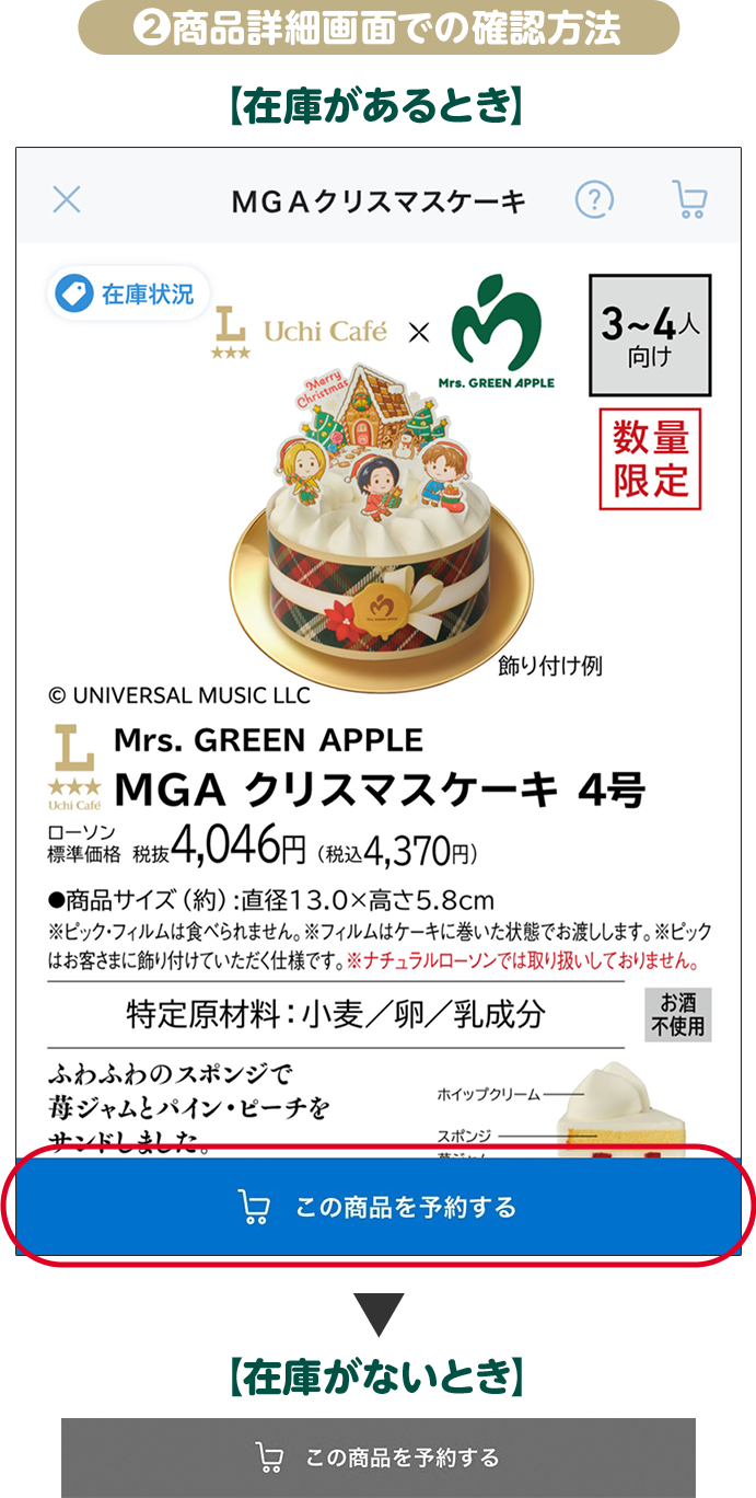 2 商品詳細画面での確認方法