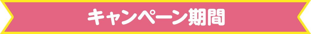 キャンペーン期間