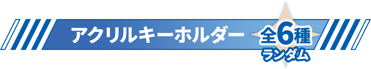 アクリルキーホルダー（全6種 ランダム）