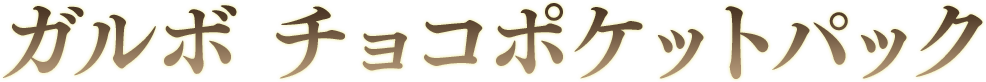 ガルボ チョコポケットパック