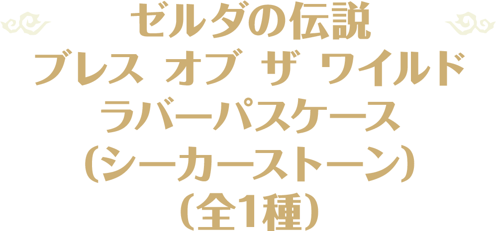 ゼルダの伝説 ブレス オブ ザ ワイルド ラバーパスケース（シーカーストーン）（全1種）