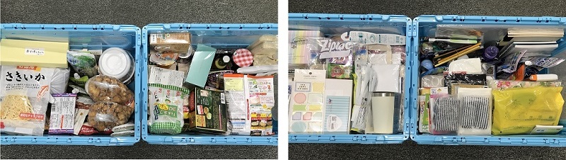 前回集まった商品の一例