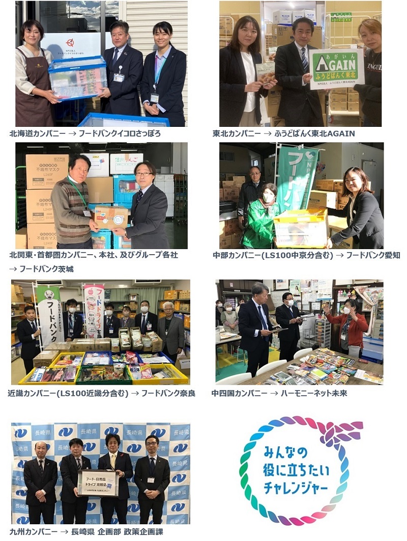 前回集まった商品の一例
