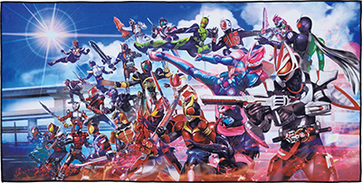 C賞 仮面ライダー集合 ビッグタオル
