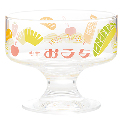 D賞 プリンアラモード風グラス