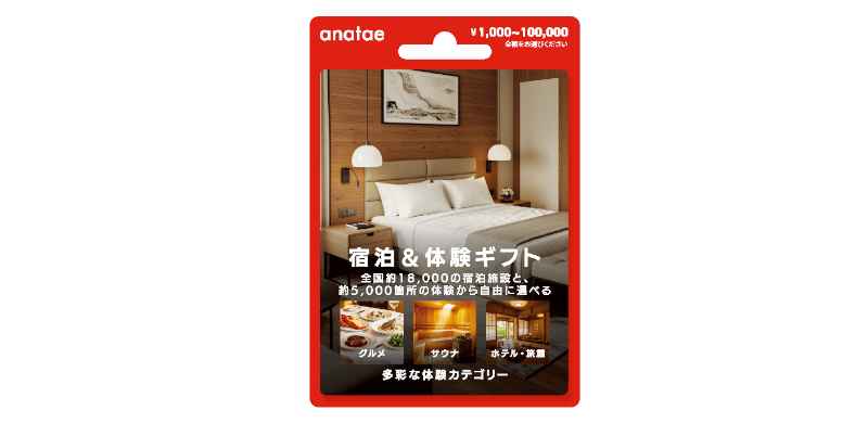 「anatae」ギフトカード　バリアブル券　画像