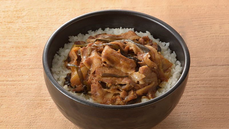 ご当地大分　豚肉とにらのスタミナ丼（大分県産にら使用）