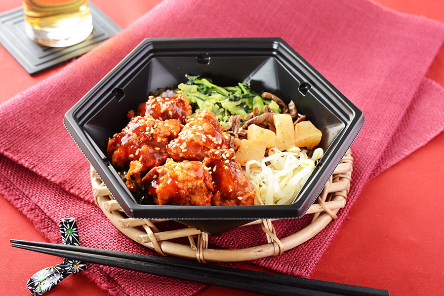 純和鶏のヤンニョムチキン丼