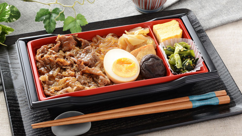 玄米ごはんの牛すき弁当