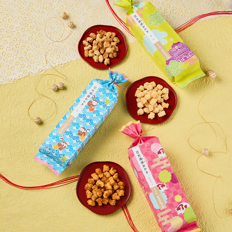 日光湯波おかき　醤油/塩/一味唐辛子