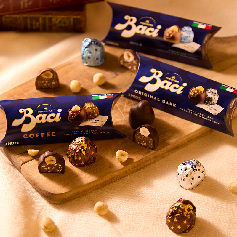 Baci ミルクチョコレート 3P オリジナルダークチョコレート 3P コーヒーチョコレート 3P
