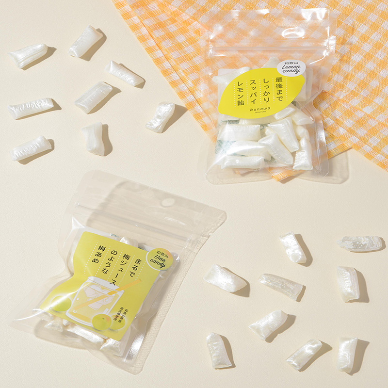 最後までしっかりスッパイレモン飴 まるで梅ジュースのような梅あめ