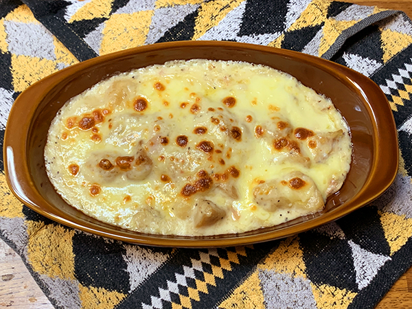 「ジャーマンポテトのグラタン」完成