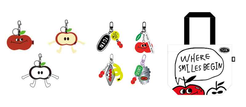 IGINキーホルダーセット／トートバッグ