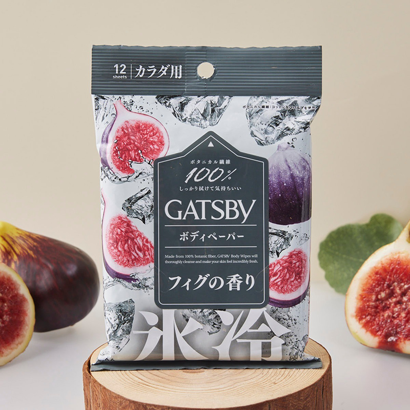マンダム　GATSBY アイスボディペーパー　フィグの香り　12枚入