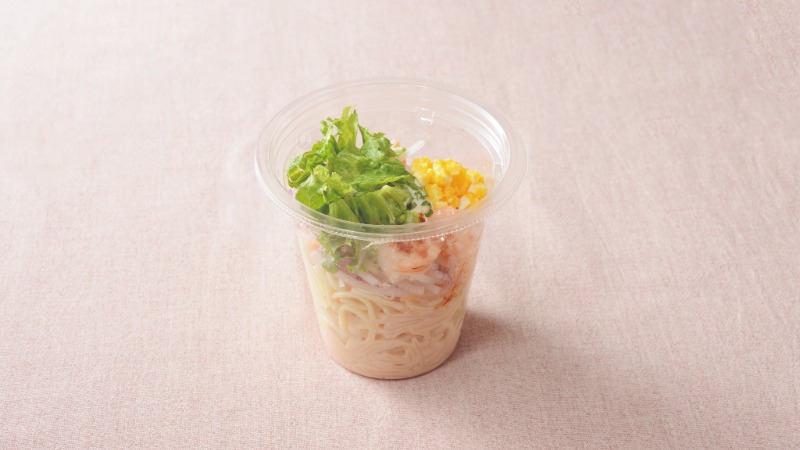 0秒パスタサラダ　海老明太子