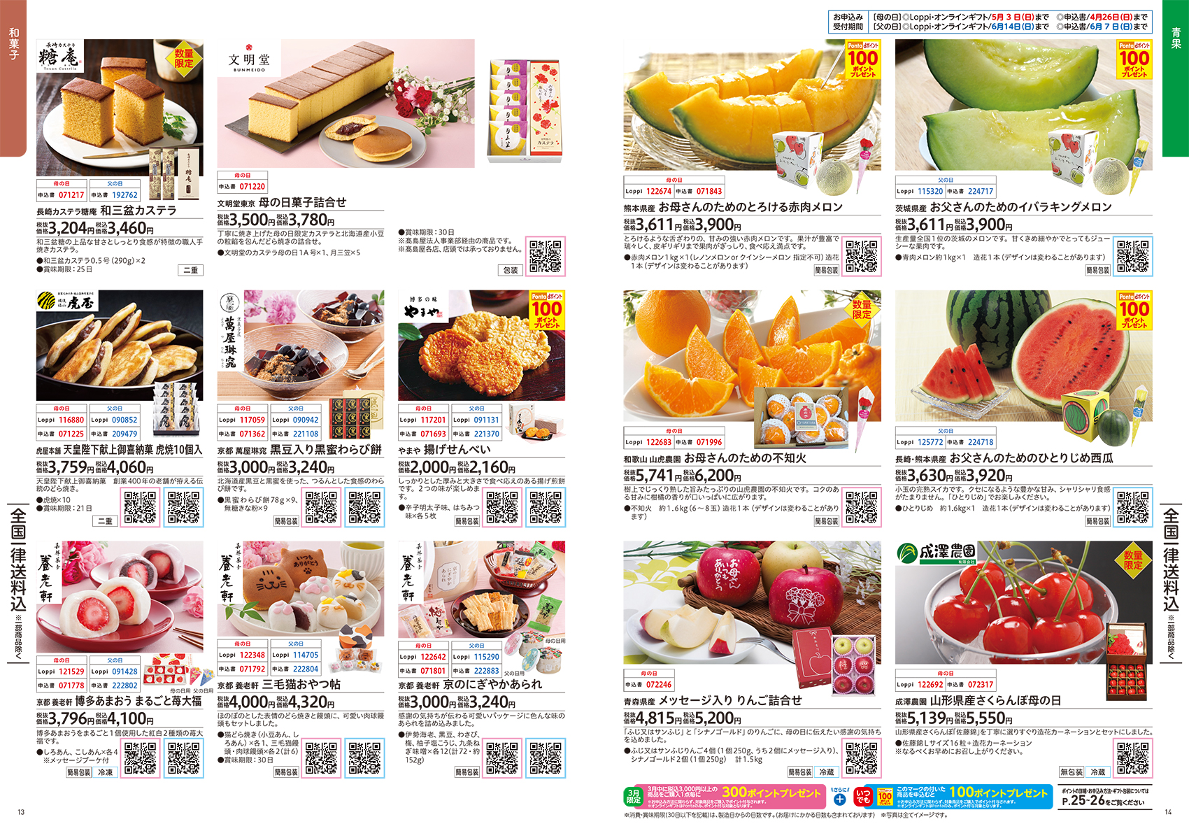 「2026 母の日・父の日ギフト」