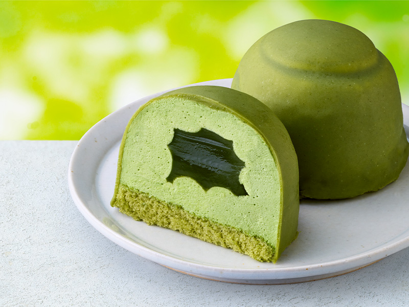 Uchi Café×森半　　ショコラドーム 抹茶