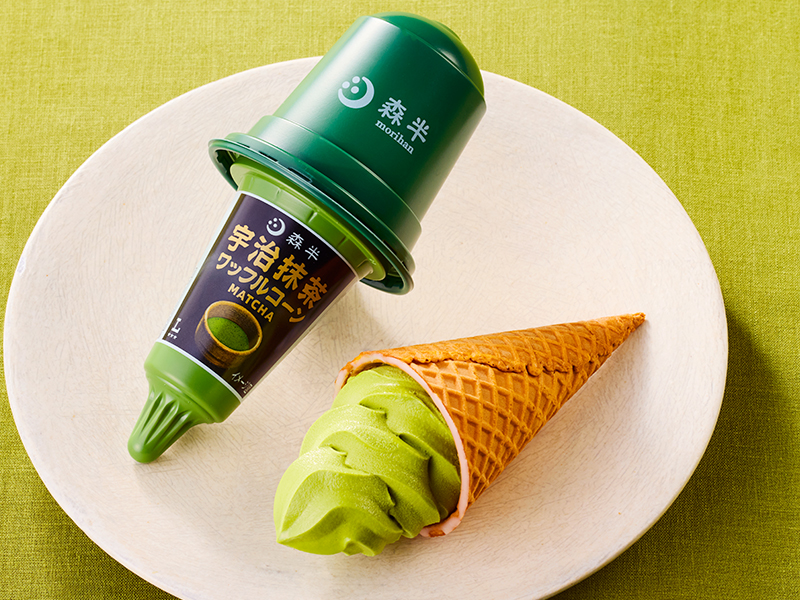 森半 宇治抹茶ワッフルコーン　160ml