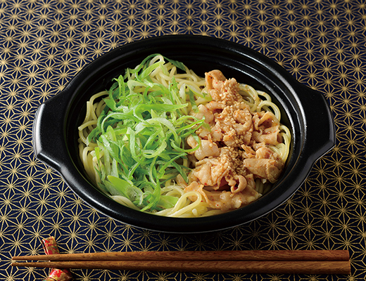 ホッとな　おだしパスタ〜七味豚しゃぶとたっぷりねぎ〜