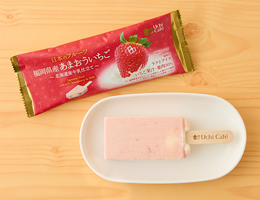 Uchi Café　日本のフルーツ　福岡県産あまおういちご〜北海道産牛乳仕立て〜