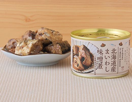 北海道産まいわし味噌煮
