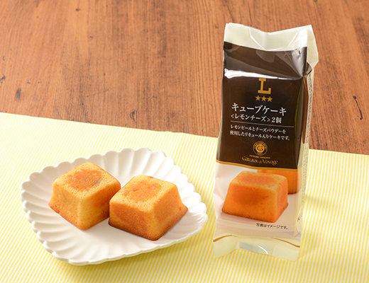キューブケーキ　レモンチーズ