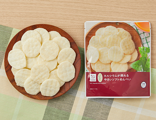 カルシウムが摂れる　やさいソフトせんべい