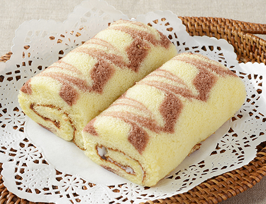 チョコチップ入りロールケーキ　2本入