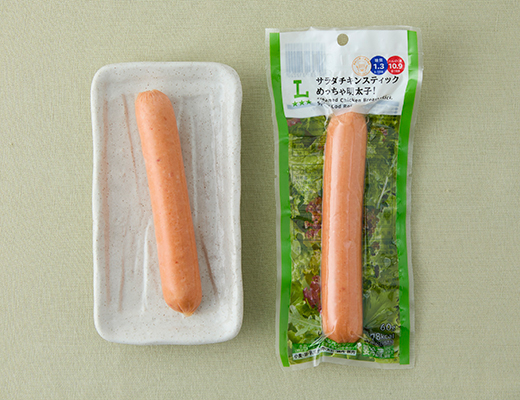 サラダチキンスティック　めっちゃ明太子！