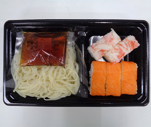 氷見うどんと押し寿司セット