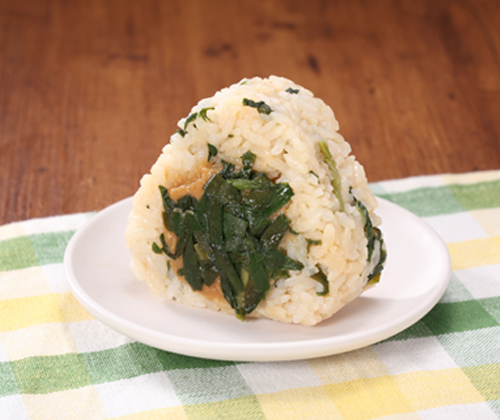 にらせんべいおにぎり