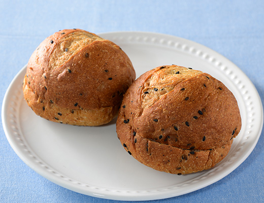 黒ごまとクリームチーズのふわもちフランスサンド　2個入