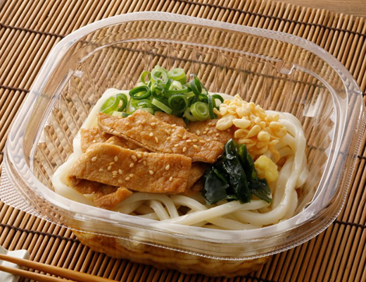 冷しきつねうどん